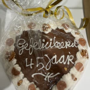 gepersonaliseerde chocolade hart