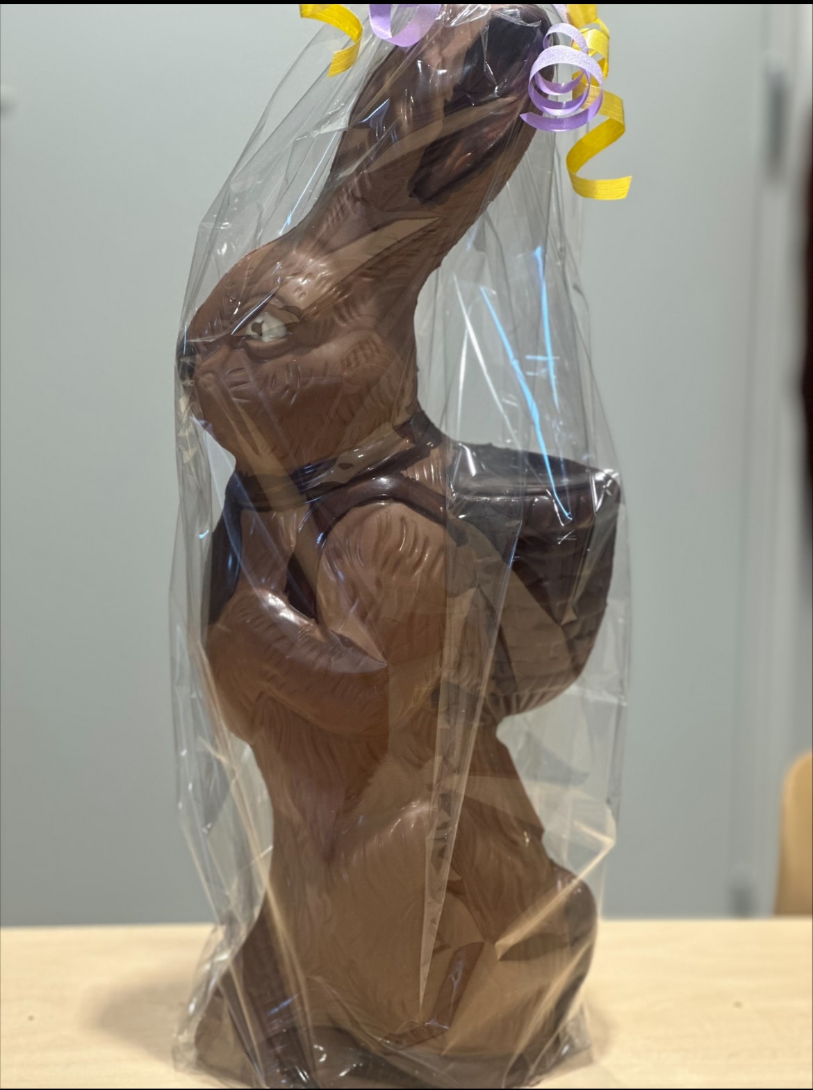 paashaas met rugzak ( 50 cm )