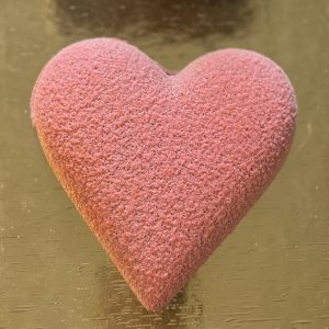 chocolade hart roze witte chocolade ca. 10cm