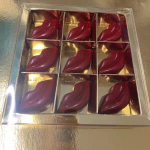 9 vaks doosje mondjes (lippen)